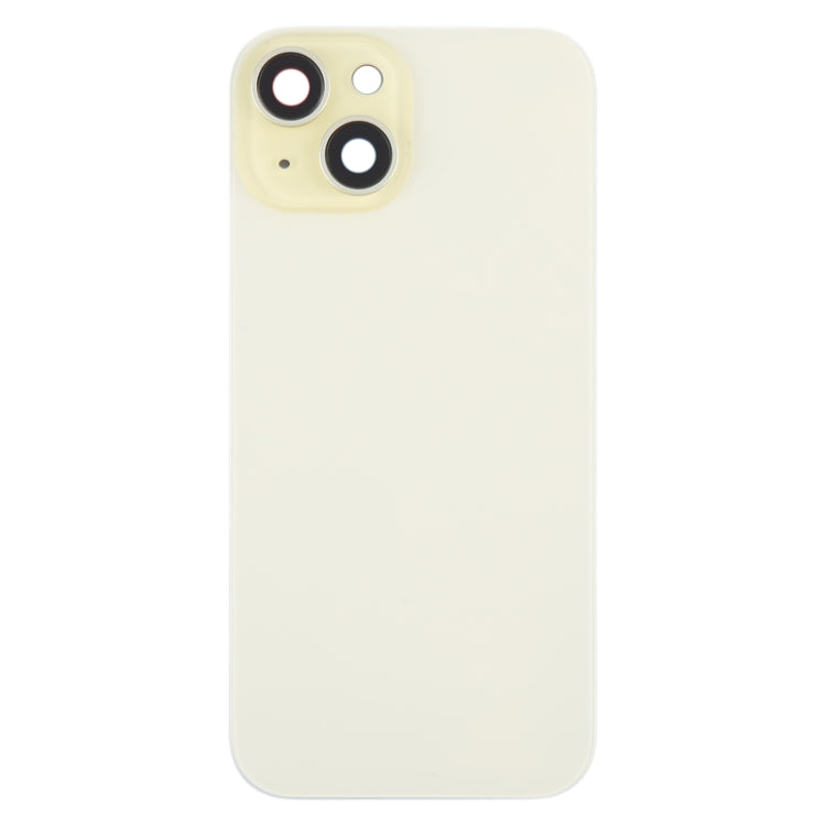 Coque arrière de batterie pour iPhone 15, avec couvercle d'objectif d'appareil photo + aimant MagSafe, For iPhone 15 (with MagSafe)