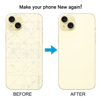Coque arrière de batterie pour iPhone 15, avec couvercle d'objectif d'appareil photo + aimant MagSafe, For iPhone 15 (with MagSafe)