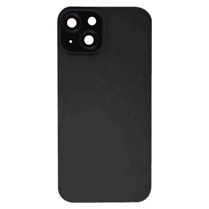 Pour iPhone 15 Plus Couvercle arrière de batterie en verre avec support de flash + module de chargement sans fil