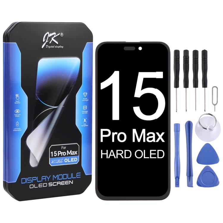 Écran OLED rigide JK pour iPhone 15 Pro Max, For iPhone 15 Pro Max
