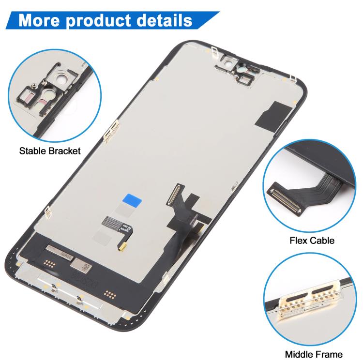JK Hard OLED Screen For iPhone 15 Plus