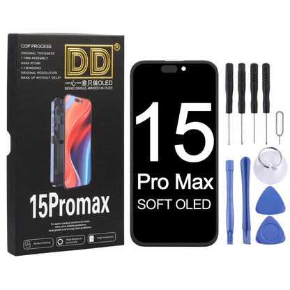 Écran OLED souple DD pour iPhone 15 Pro Max, For iPhone 15 Pro Max(Soft OLED)