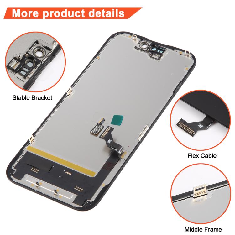 Écran OLED souple DD pour iPhone 15, For iPhone 15(Soft OLED)