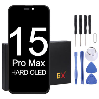 Écran OLED rigide GX pour iPhone 15 Pro Max, For iPhone 15 Pro Max(GX Hard LCD)