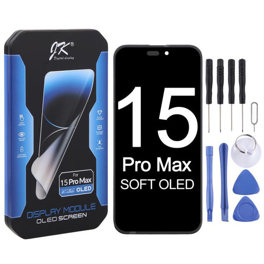 Écran LCD OLED souple JK pour iPhone 15 Pro Max, For iPhone 15 Pro Max