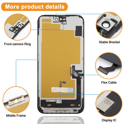 Écran OLED souple HXL pour iPhone 15 Plus, For iPhone 15 Plus