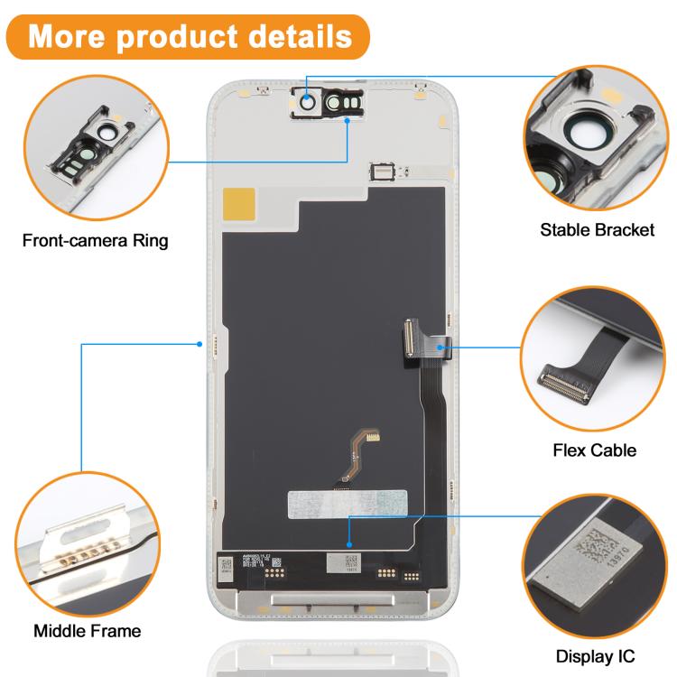 Écran OLED souple HXL pour iPhone 15 Pro Max, For iPhone 15 Pro Max