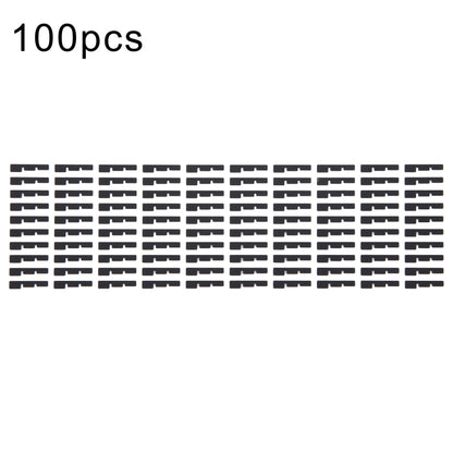 Pour iPhone 15 Pro 100sets autocollant adhésif noir côté LCD (03)
