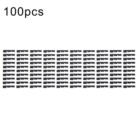 Pour iPhone 15 Pro 100sets autocollant adhésif noir côté LCD (03)