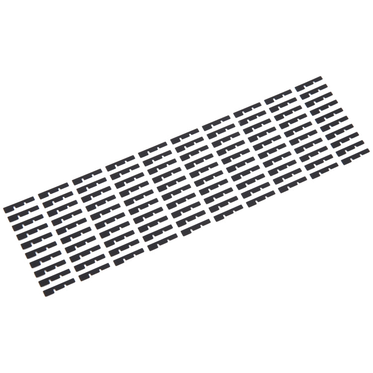 Pour iPhone 15 Pro 100sets autocollant adhésif noir côté LCD (03)