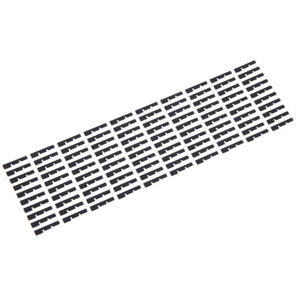 Pour iPhone 15 Pro 100sets autocollant adhésif noir côté LCD (03)