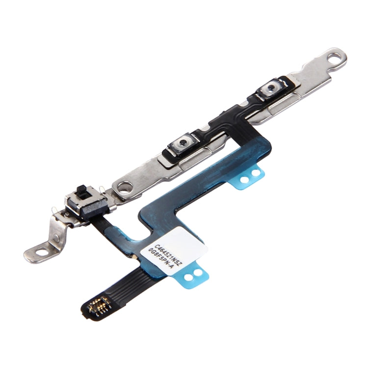 Bouton de volume et câble flexible de commutateur de sourdine avec supports pour iPhone 6