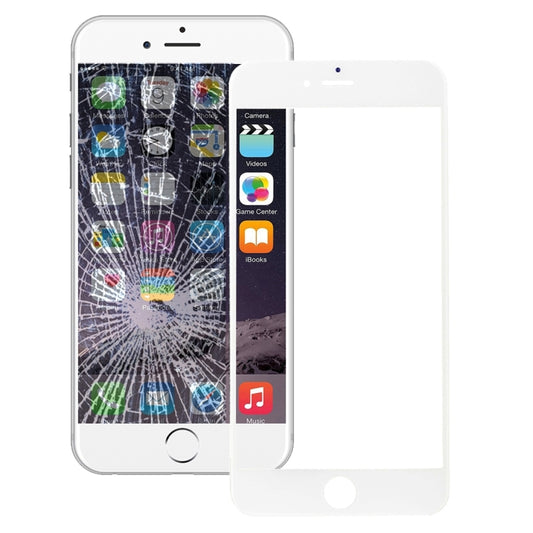 Lentille extérieure en verre de l'écran avant avec cadre de lunette d'écran LCD avant et adhésif optiquement transparent OCA pour iPhone 6, For iPhone 6 (Frame+OCA)