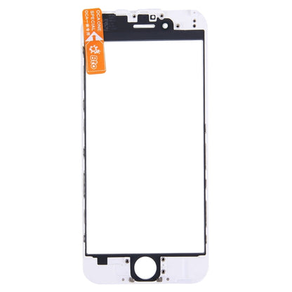 Lentille extérieure en verre de l'écran avant avec cadre de lunette d'écran LCD avant et adhésif optiquement transparent OCA pour iPhone 6, For iPhone 6 (Frame+OCA)