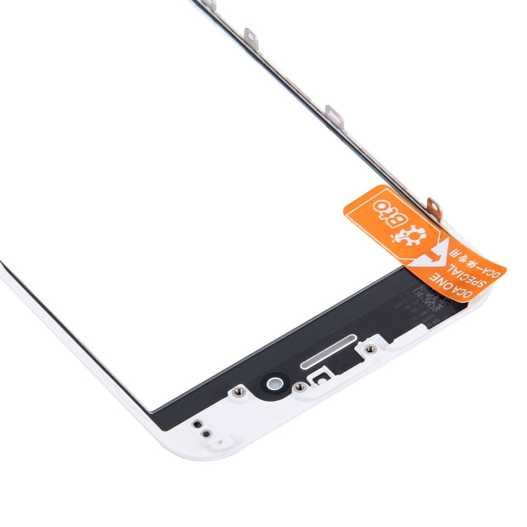 Lentille extérieure en verre de l'écran avant avec cadre de lunette d'écran LCD avant et adhésif optiquement transparent OCA pour iPhone 6, For iPhone 6 (Frame+OCA)