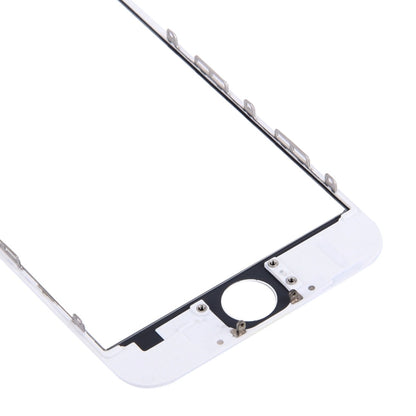 Lentille extérieure en verre de l'écran avant avec cadre de lunette d'écran LCD avant et adhésif optiquement transparent OCA pour iPhone 6, For iPhone 6 (Frame+OCA)