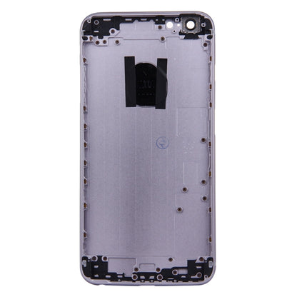 5 en 1 pour iPhone 6s Plus (couvercle arrière + plateau pour cartes + touche de contrôle du volume + bouton d'alimentation + touche de vibrateur pour interrupteur muet) Couvercle de boîtier complet (or + noir)