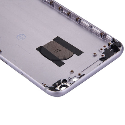5 en 1 pour iPhone 6s Plus (couvercle arrière + plateau pour cartes + touche de contrôle du volume + bouton d'alimentation + touche de vibrateur pour interrupteur muet) Couvercle de boîtier complet (or + noir)