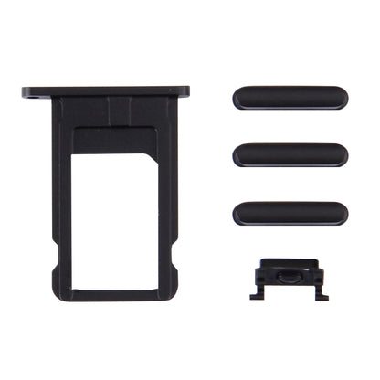 4 en 1 pour iPhone 6s Plus (plateau de carte + touche de contrôle du volume + bouton d'alimentation + touche de vibrateur pour interrupteur muet)