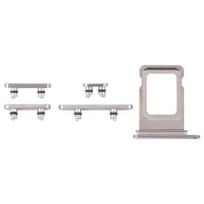 Pour iPhone 16 Pro Max Tiroir de carte SIM d'origine + touches latérales