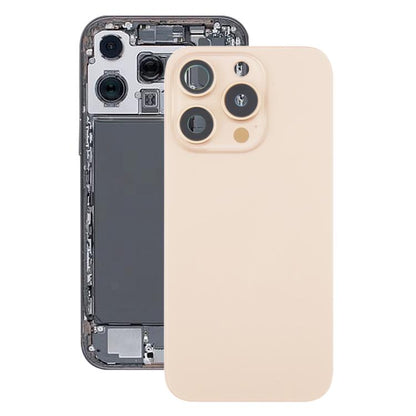 Pour iPhone 16 Pro Max Coque arrière de batterie en verre d'origine avec couvercle d'objectif d'appareil photo + aimant MagSafe