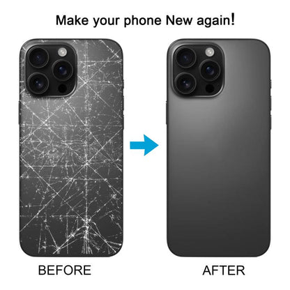 Pour iPhone 16 Pro Max Coque arrière de batterie en verre d'origine avec couvercle d'objectif d'appareil photo + aimant MagSafe