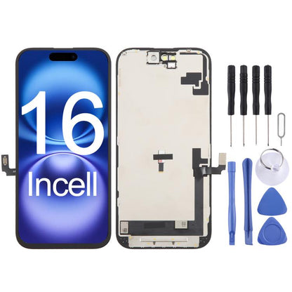 Pour iPhone 16 HD+ incell écran LCD avec numériseur assemblage complet