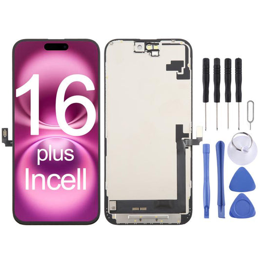 Pour iPhone 16 Plus HD+ incell écran avec numériseur assemblage complet