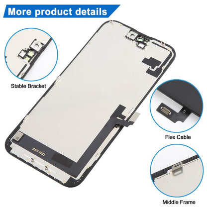 Pour iPhone 16 Plus HD+ incell écran avec numériseur assemblage complet
