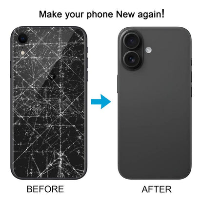 Coque arrière avec aspect imitation iP16 pour iPhone XR