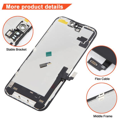 Pour iPhone 16 DD Soft OLED Screen, retirez le circuit intégré. Besoin d'une réparation professionnelle, For iPhone 16 DD(Soft OLED)
