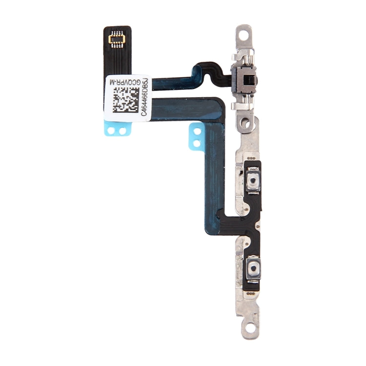 Bouton de volume et câble flexible de commutateur de sourdine avec supports pour iPhone 6 Plus