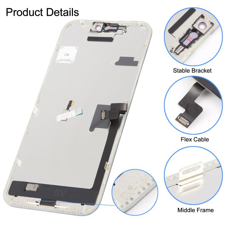 Écran OLED rigide GX pour iPhone 16 Pro Max, For iPhone 16 Pro Max