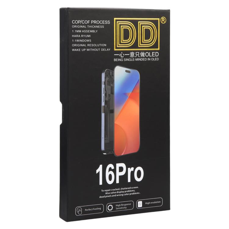 Écran OLED rigide DD pour iPhone 16 Pro : le retrait du circuit intégré nécessite une réparation professionnelle., For iPhone 16 Pro(Hard OLED)