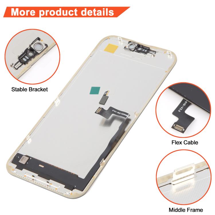 Écran OLED rigide DD pour iPhone 16 Pro Max, For iPhone 16 Pro Max(Hard OLED)