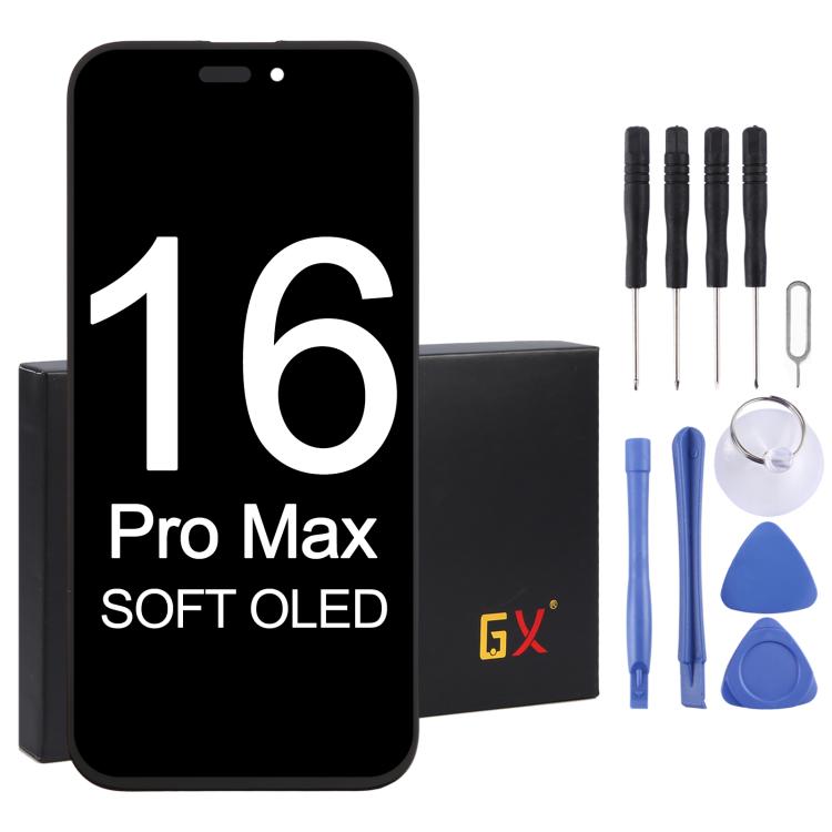 Écran OLED souple GX pour iPhone 16 Pro Max, For iPhone 16 Pro Max(GX Soft LCD)