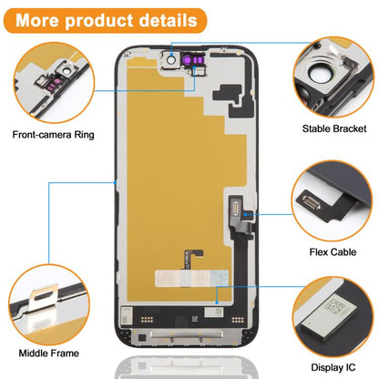 Écran OLED souple HXL pour iPhone 16, For iPhone 16