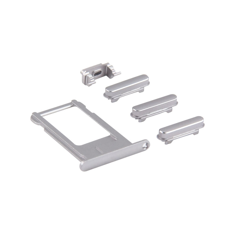 4 en 1 pour iPhone 6 Plus (plateau de carte + touche de contrôle du volume + bouton d'alimentation + touche de vibrateur pour interrupteur muet)