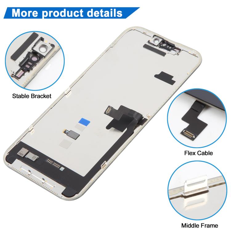 Écran LCD OLED souple JK pour iPhone 16 Pro Max, For iPhone 16 Pro Max