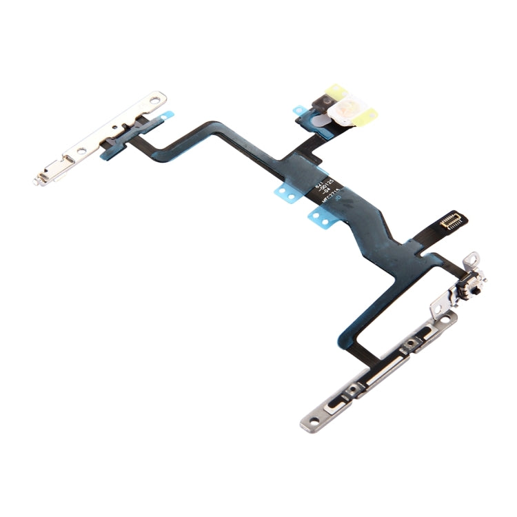 Bouton d'alimentation, bouton de volume et câble flexible de lampe de poche avec supports pour iPhone 6s