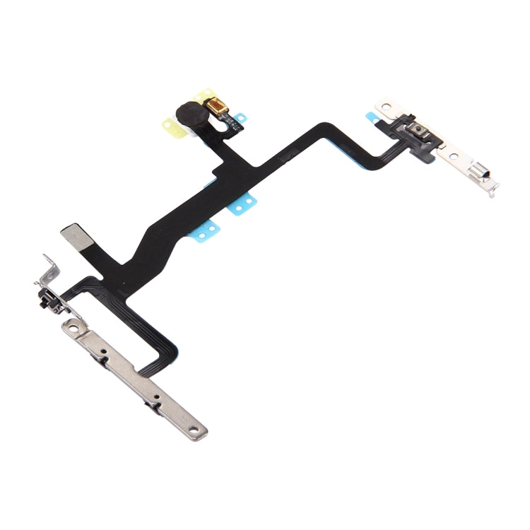 Bouton d'alimentation, bouton de volume et câble flexible de lampe de poche avec supports pour iPhone 6s
