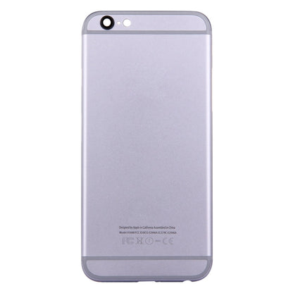 5 en 1 pour iPhone 6s (couvercle arrière + plateau pour cartes + touche de contrôle du volume + bouton d'alimentation + touche de vibrateur pour interrupteur muet) Couvercle de boîtier complet