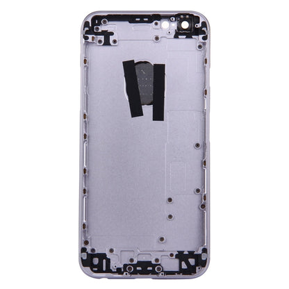 5 en 1 pour iPhone 6s (couvercle arrière + plateau pour cartes + touche de contrôle du volume + bouton d'alimentation + touche de vibrateur pour interrupteur muet) Couvercle de boîtier complet