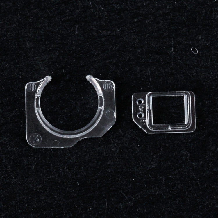 10 PCS pour iPhone 6s & 6s Plus Module de caméra frontale universel Support de cadre de couverture d'objectif et guide Ensemble de cadre de capteur de lumière de proximité