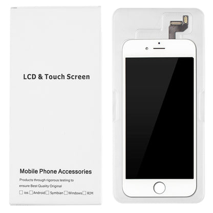 Boîte blanche d'emballage en carton de 50 pièces pour écran LCD et numériseur iPhone 6s et 6, assemblage complet
