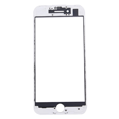 2 en 1 pour iPhone 7 (lentille extérieure en verre de l'écran avant d'origine + cadre d'origine)