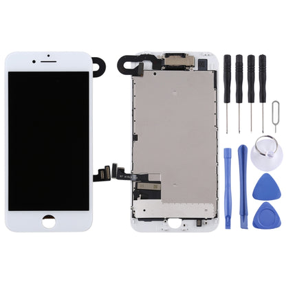 L'assemblage complet de l'écran LCD et du numériseur comprend une caméra frontale pour iPhone 7
