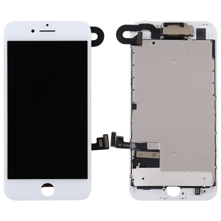 L'assemblage complet de l'écran LCD et du numériseur comprend une caméra frontale pour iPhone 7