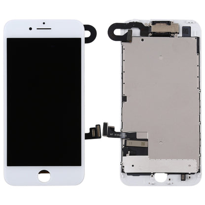L'assemblage complet de l'écran LCD et du numériseur comprend une caméra frontale pour iPhone 7