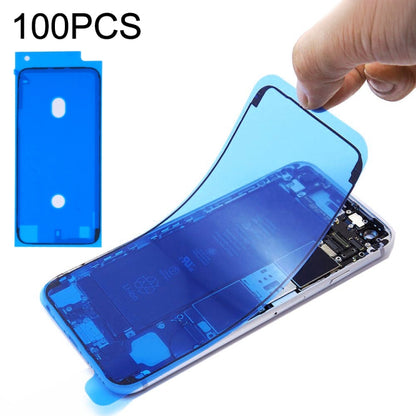 Autocollants adhésifs imperméables pour cadre LCD, 100 pièces, pour iPhone 7